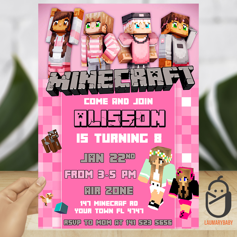 minecraft girl