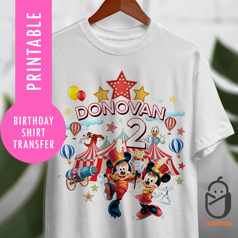 Mickey Circus Birthday Shirt