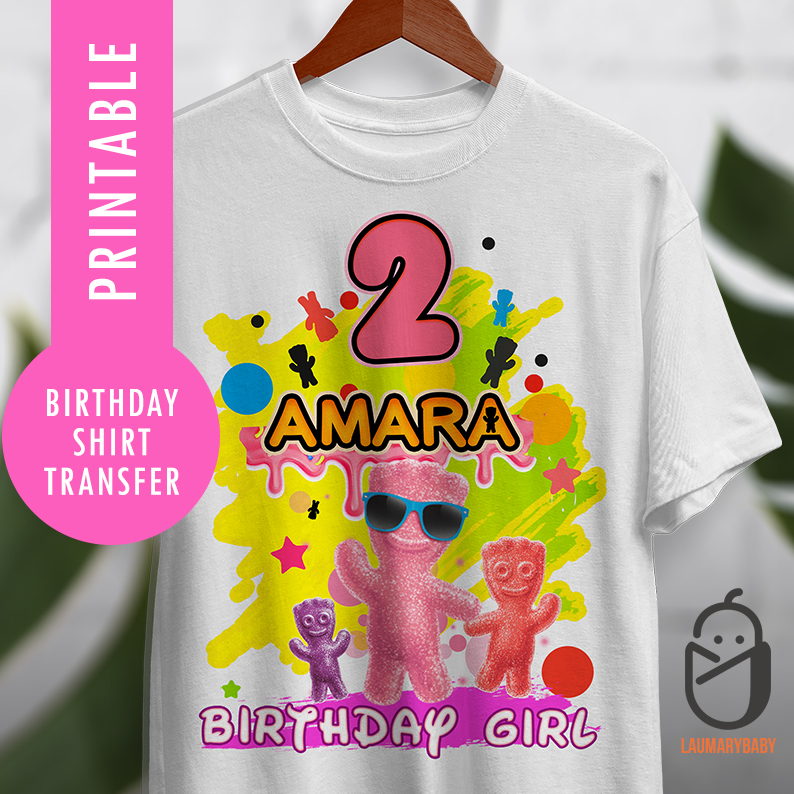 Sour patch kids girl birthday shirt transfer