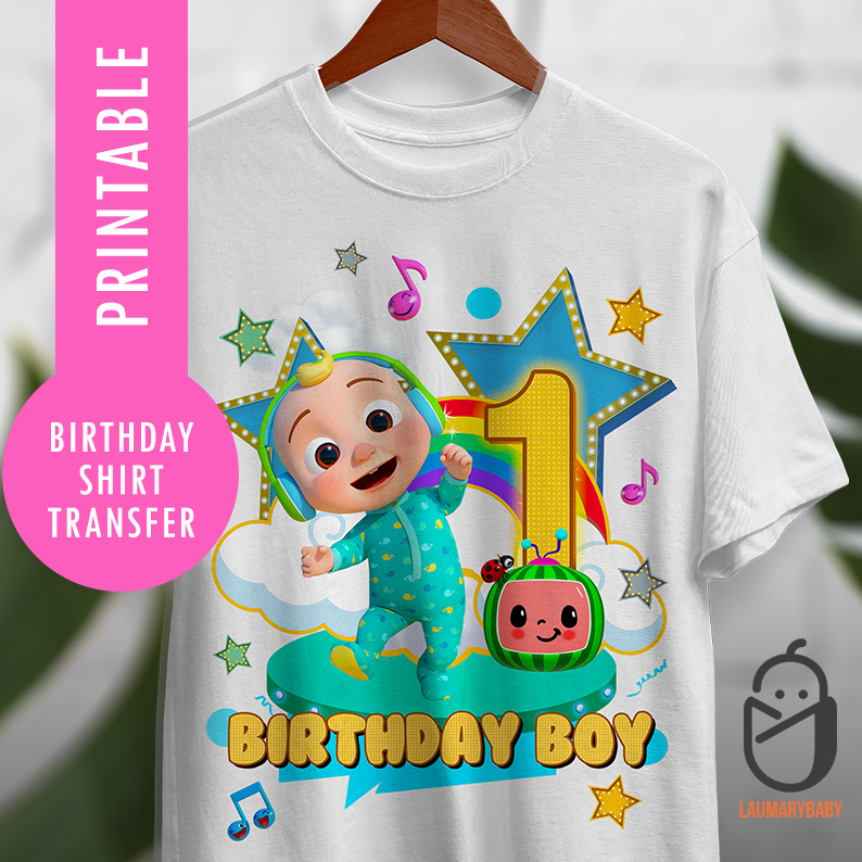 Cocomelon Birthday Shirt Transfer