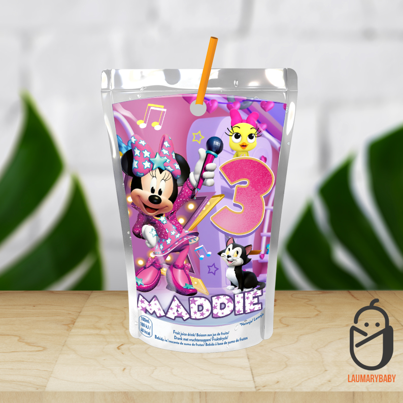 Minnie Mouse Capri Sun Juice Label