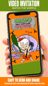 THE FLINSTONES BIRTHDAY VIDEO INVITATION