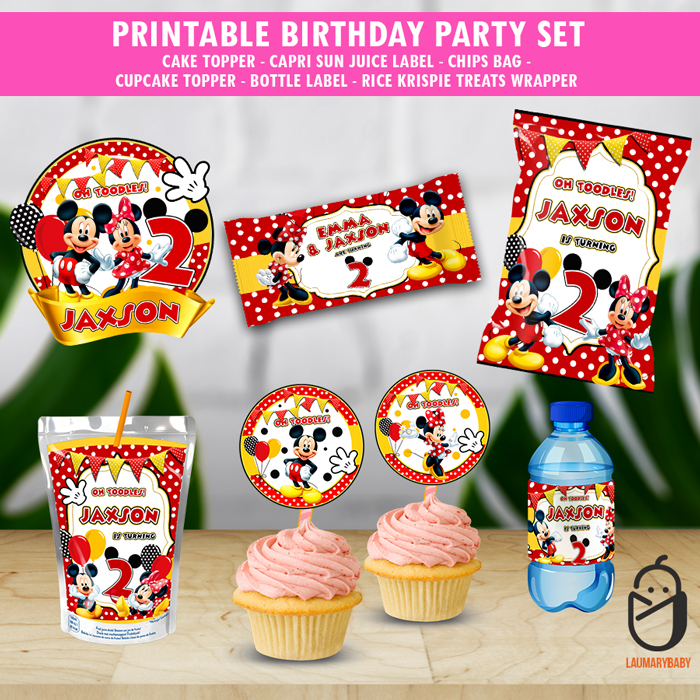 Mickey & Minnie Birthday Party Set