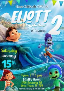 Luca Birthday Invitation