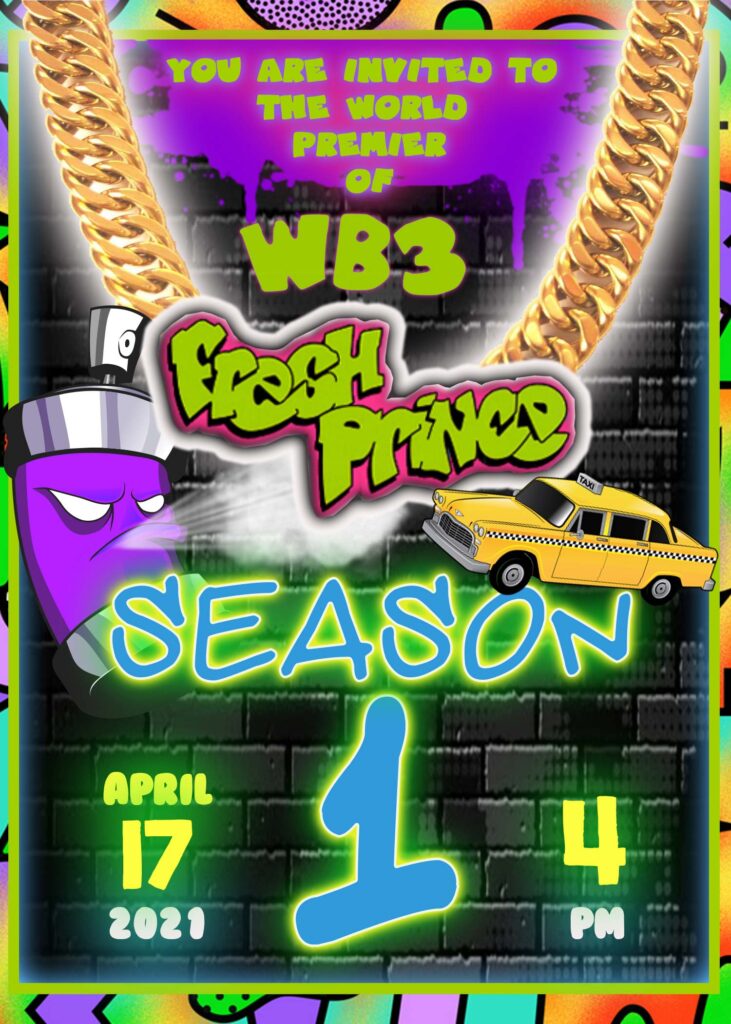 The Fresh Prince of Bel-Air Invitation Laumarybaby