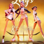 Editable Kpop Demon Hunters Golden Birthday Invitation