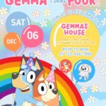 Beautiful Bluey Birthday Invitation Template