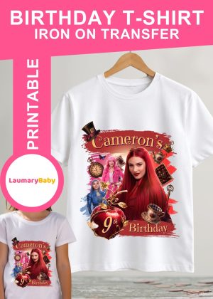 Descendants: Wicked Wonderland Birthday Shirt Transfer